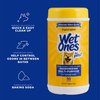 Wet Ones for Pets Deodorizing Multi-Purpose Dog Wipes With Baking Soda | Dog Deodorizing Wipes For All Dogs in Tropical Splash Scent, Wet Ones Wipes for Deodorizing Dogs | 50 Ct Cannister Dog Wipes
