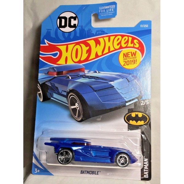 Hot Wheels 2019 DC Batman 2/5 - Batmobile (Blue)