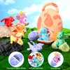 Zhanmai 11 Pcs Dragon Stuffed Animal Small Dino Plush Toy and Egg Bag Set Stuffed Dragon Stuffed Animals Plush Toys Soft Dragon Stuff Animals for Birthday Dragon Themed Party Decorations (Vivid)
