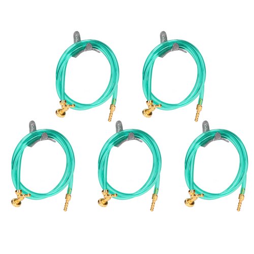 SPYMINNPOO Dollhouse Irrigation Hose, 5PCS Dollhouse Fire Hose Toy 1:12 Dollhouse Mini Outdoor Garden Scene Simulation Irrigation Hose