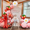NANAGALI 7Pcs Berry First Party Decorations, 40" Red One Balloon for First Birthday Decorations Sweet One Strawberry 1st Berry First Birthday Decor Foil Helium Balloons for Girls