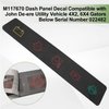 M117670 Dash Panel Decal/Instrument Panel Indicator Label Compatible with John De-ere Utility Vehicle 4X2, 6X4 Gators Below Serial Number 022482