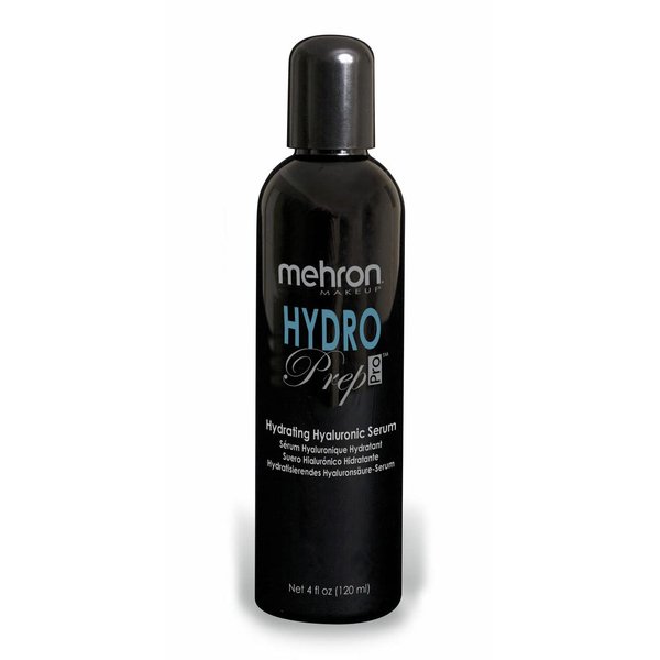 Mehron Hydro Prep Pro Hydrating Hyaluronic Acid Serum| Moisturizing and Hydrating Hyaluronic Face Serum for Face | Gel Makeup Primer 4 fl oz (120 ml)