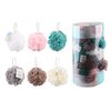 2 Piece Bath Shower Sponge Pouf Mesh Ball Exfoliating Premium Scrubber 125grams per Piece