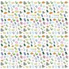 6 Sheets Cute Dinosaur Nail Stickers 3D Cartoon Self-Adhesive Nail Decal Nail Art Supplies Cute Little Dinosaur Design Nail Sliders Heart Decals for Women Girls Manicure Decoration Accessories