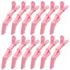 ACO-UINT 12Pcs Pink Hair Clips for Styling Sectioning, Alligator Hair Clips Salon Hair Clips Professional Alligator Clips for Hair, Hair Styling Clips Hair Accessories for Women