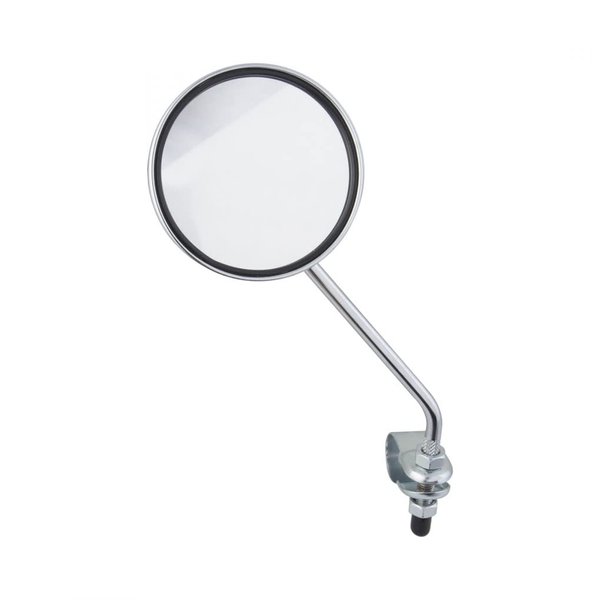 Sunlite Round Mirror 3", Chrome Plated, Red Reflector