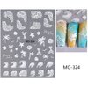 Summer Nail Art Stickers 5D Embossed Summer Beach Ocean Nail Stickers 3PCS White Starfish Shells Palm Sea World Design Self-Adhesive Nail Decals Summer Nail Art Decorations Supplies for Women Girls