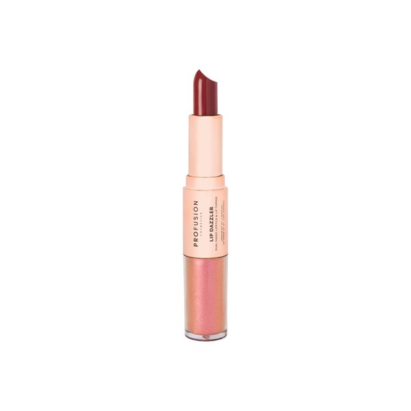 Profusion Cosmetics Lip Dazzlers Lipstick, Get Attractive Lips with Glamour Shine Dual Ended Lip Dazzler, Make Your Lips Pop With Shimmer Matte Makeup Tools (Magnificent Sparkle)