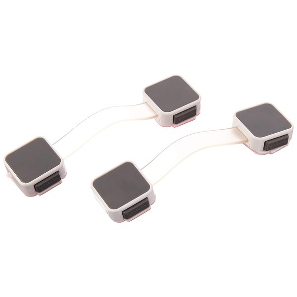 Munchkin Xtraguard Dual Action Multi Use Latches, Pack of 4 (Each containing 2 units)