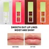 jeosisy Lip Glow Oil - Transparent Glossy Lip Oil, Hydrating Plumping Lip Oil, Clear Tinted Lip Balm Lip Care Long Lasting Lip Gloss (#1)