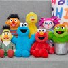 Sesame Street Friends Cookie Monster, Big Bird, and Oscar 8-inch 3-piece Sustainable Plush Stuffed Animals Set, Kids Toys for Ages 18 Month by Just Play