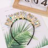 BAHABY Birthday Headbands for Women Girls Glitter Birthday Queen Headband Happy Birthday Decorations Birthday Gifts for Women, Gold