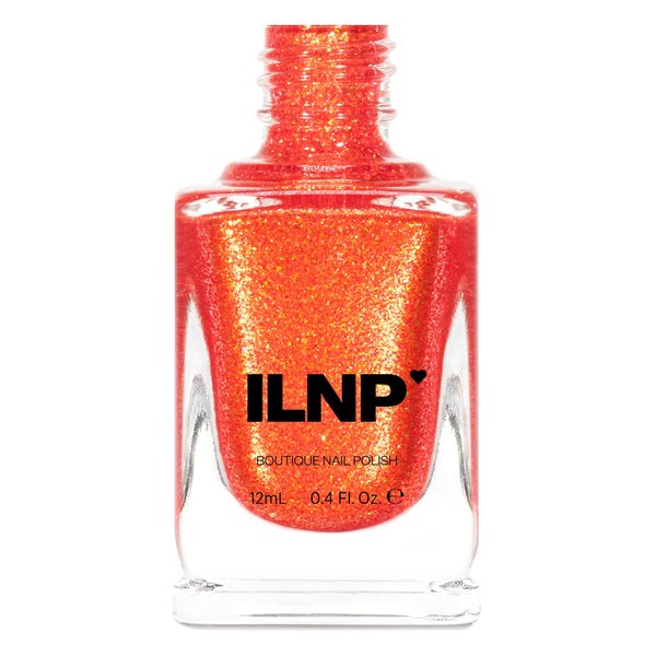 ILNP Carved - Jack-O'-Lantern Orange Shimmer Nail Polish