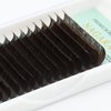 NAGARAKU Eyelash Extensions Dark Brown Color 0.15mm C curl 7-15mm Mix Tray Individual Lashes Classic Faux Mink Volume 20 rows Soft Light