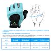 spacepower Workout Gloves, Weight Lifting Gloves for Women&Men, Lightweight Breathable Gym Gloves for Exercise (Medium, Blue)