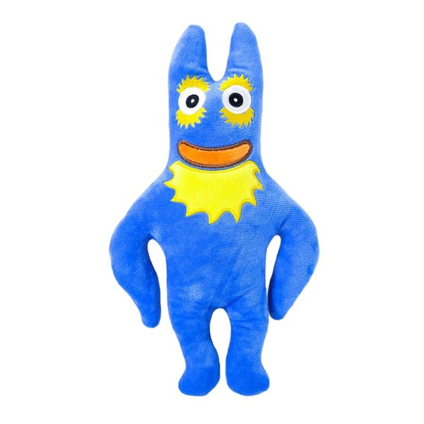 GUUZOGG Horror Game Monster Plush, 11.8 Inches Flumbo Plushies Toys, Soft Stuffed Naughtified Monsters Figure Doll for Fans, Blue Stuffed Horror Figure Doll for Kids Boys Girls and Adult