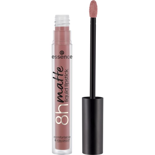 essence | 8h Matte Liquid Lipstick | Highly Pigmented with Smudge-proof Matte Finish | Vegan & Cruelty Free (Silky Hazelnut)