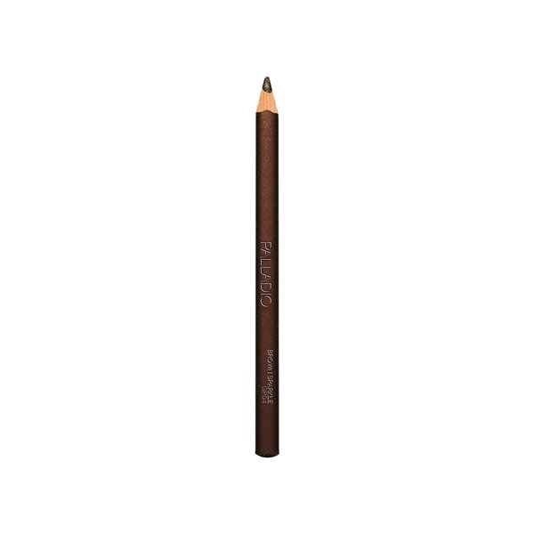 Palladio Glitter Eyeliner Pencil Longlasting Creamy Cosmetic Pencil Shimmer Eye Liner Buttery Smooth Tip Professional Makeup Glittery Pencil Sharpenable, Brown Sparkle