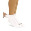 Doctor's Choice Women's Diabetic Socks, Non-Binding, Circulatory, Cushioned, Ankle Socks for Swollen Feet, 4 Pack, White, Shoe Size 6-10, Diabetic Socks for Women Size 9-11