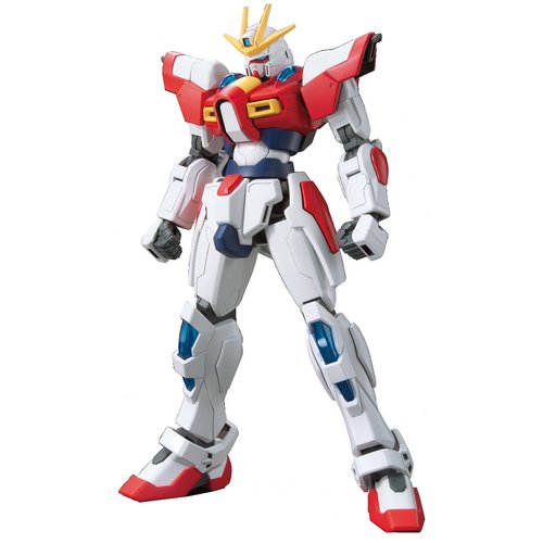 Bandai Hobby HGBF Build Burning Gundam "Gundam Build Fighters Try" Action Figure (1/144 Scale) , White
