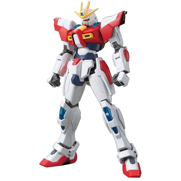 Bandai Hobby HGBF Build Burning Gundam "Gundam Build Fighters Try" Action Figure (1/144 Scale) , White