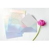 Better Office Products Mini Stationery Set, 100 Piece Set (50 Lined Watercolor Sheets + 50 Matching Envelopes), 5.5 x 8.25 inch, 12 Unique Designs, Double Sided Printing, One Side Lined Paper,