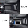 EDBETOS HRV Center Console Organizer Compatible with 2023 2024 Honda HR-V EX/EX-L/LX/SE/Sport/Touring ABS Plastic Material Armrest Box Insert Tray Secondary Storage Pallet Accessories, Black