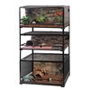 REPTI ZOO Reptile Terrarium Stackers Post Only for RK Knock-Down Glass Terrariums