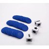 Befantasway Right Left Center Dice Game Set with 3 Dices& 36 Chips - Blue