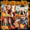 EMOME Halloween Temporary Tattoos Sticker, Glitter Kids Tattoos for Halloween Party Games Treats, Bulk Fake Tattoos for Halloween Birthday Party Activities (12 Sheets)