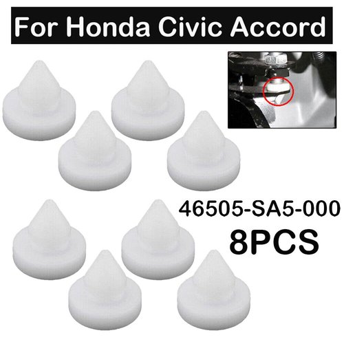Set of 8 Fit For Acura & Honda Clutch & Brake Pedal Stop Pad Bushing 46505-SA5-000