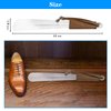 Charmount Metal Shoe Horn - 12 Inch Long Shoe Horns for Senior, Men, Women, Kids, Stainless Steel Shoehorn with Handle (Durable, Upgraded 2mm Thick)
