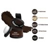 Magic Root Cover Up, Magic Root Cover Up, Hairline Shadow Powder, Root Touch Up Powder with Mirror, Water Sweat Resistant (#06 Dark Brown, 0.14oz)