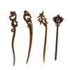 Bleiou 4 Pcs Retro Hair Sticks Vintage Hair Chopsticks Chignon Pin Hair Accessory