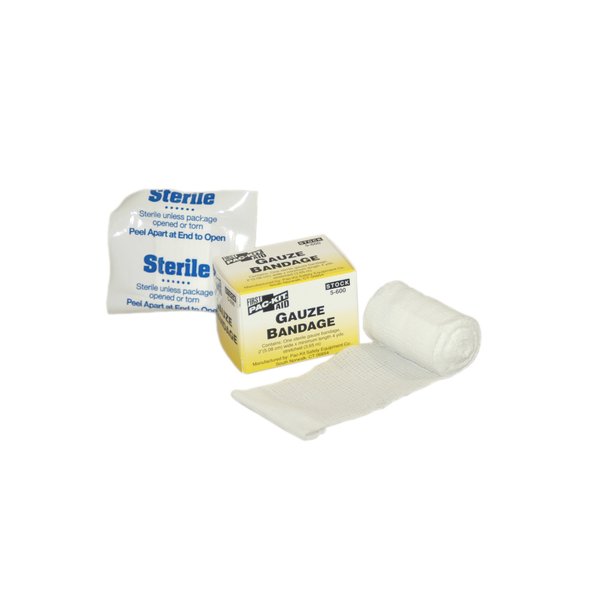 First Aid Only 5-600 Sterile Stretch Gauze Bandage, 4 yds Length x 2 Width
