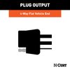 CURT 56402 Vehicle-Side Custom 4-Pin Trailer Wiring Harness, Fits Select Honda Accord, Black