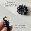 Spiral Hair Ties for Women No Damage Coil Hair Ties for Girls Telephone Wire Hair Tie Elastic Hair Bands Teleties Ponytail Holders Telephone Line Hairties Hair Accessories Phone Cord Hair Scrunchies