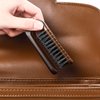 Foldable Hair Brush, Mini Boar Bristle Travel Hair Brush Portable Folding Hair Brush Compact Small Hairbrush for Purse for Women Pocket Comb for Any Hairstyles, Restore Hair Shine,Beard Brush for Men