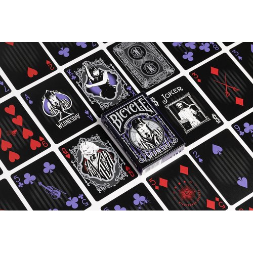 Bicycle Wednesday Addams Playing Cards, 1 Deck