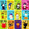 36 Sheets Halloween Stickers for Kids, Make Your Own Halloween Stickers, Halloween Crafts for Kids, Halloween Party Favors Games Stickers, Trick or Treat Halloween Party Supplies