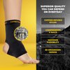 CopperJoint Arch Support for Plantar Fasciitis Relief - Ankle Compression Sleeve for Foot Pain Relief and Achilles Tendon Support - Breathable Copper Infused Nylon (Small)