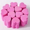 50PCS Double-Sided Sponge Nail Buffer Heart-Shaped Washable Nail Care File Block Nail Polishing Manicure Tools for Salon…