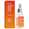 Terrafique Vitamin C E Ferulic Acid Serum - Vitamin C Boosting Serum - Anti Aging Vitamin C Serum with Niacinamide - Hydrating Serum for All Skin Types - 1 Fl Oz