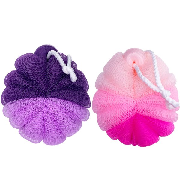 PPHAO - Back Scrubber for Shower - Loofah Sponge - 100g(XXL) - Back Scrubber for Shower for Men and Women - Exfoliating Back Scrubber - 2 Pack