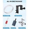Pawfly Mini Aquarium Air Pump for 3-20 Gallon Nano Fish Tanks 15 GPH Oxygen Aerator Pump with Bracket Airline Tubing Air Stone Control Valve and Check Valve Accessories