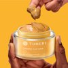 TUMERI Turmeric Clay Mask for Facial Skin Care – Turmeric with Vitamin C Clay Mask with Manuka Honey 2 oz – Facial Mask for Dark Spots, Scarring and Cleansing with Face Mask Brush Applicator & Towel