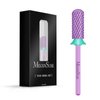 MelodySusie Safety Nail Drill Bits, 3/32'' Smooth Round Top Small Barrel Carbide Bits, Fast Remove Acrylic or Hard Gel for Manicure Pedicure Salon Professional or Beginner, Purple, Coarse