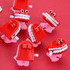 Chattering Teeth With Eyes - 1.75 Inch Windup Toys Bulk 12 Pcs - Playset for Party Favors - Pinata Stuffers - Goodie Bag Supplies - Bulk Gifts for Kids