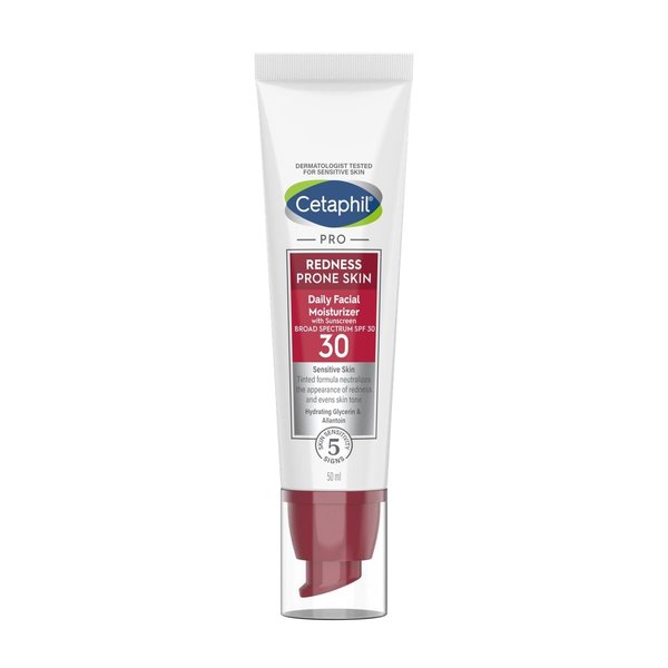 CETAPHIL Redness Relieving Daily Facial Moisturizer SPF 20, 1.7 fl oz, Broad spectrum Sunscreen, Neutral Tint, For Redness-Prone Skin